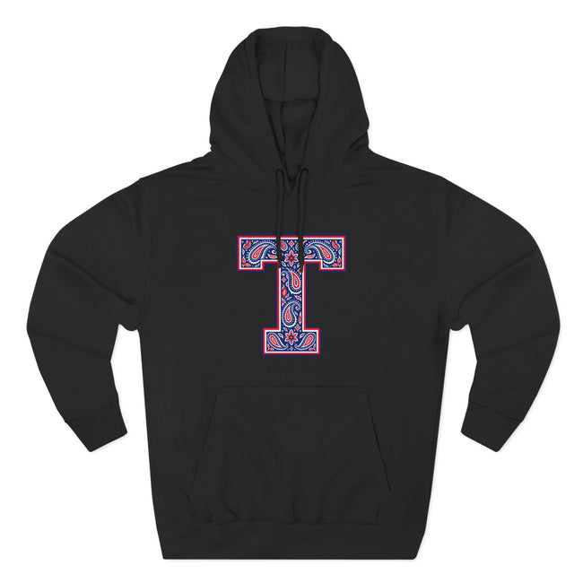 Tuslaw Mustangs Paisley Monogram Hoodie