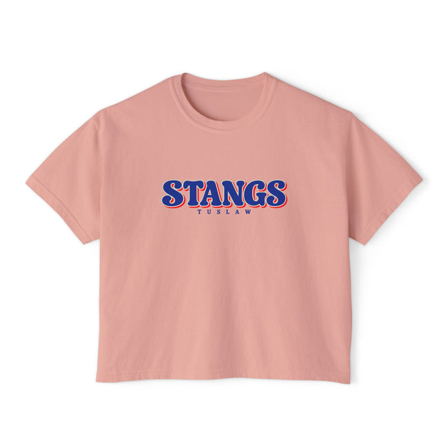 Tuslaw Mustangs Retro STANGS Boxy T-Shirt