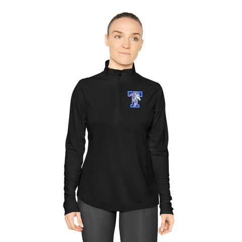 Tuslaw Mustangs Floral Mane Monogram Women’s Quarter-Zip