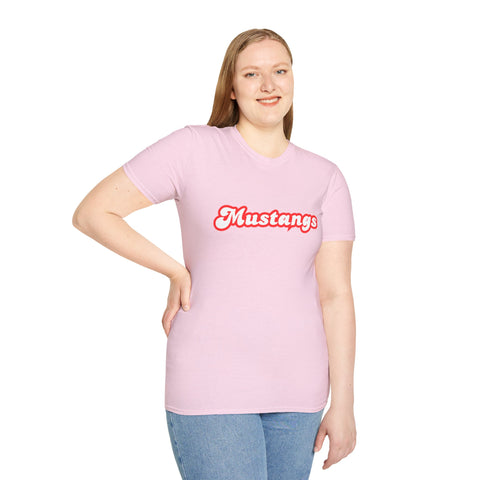 Tuslaw Mustangs — Women’s Retro Script T-Shirt
