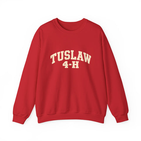 Tuslaw 4-H — Classic Varsity Crewneck Sweatshirt in Red