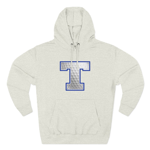 Tuslaw Mustangs Golf Monogram Hoodie in Oatmeal Heather