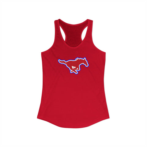 Tuslaw Mustangs Ladies - Running Mustang Logo Racerback Tank Top