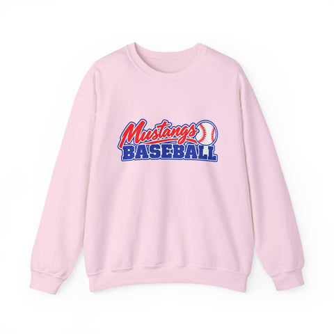 Tuslaw Baseball - Signature Series Crewneck Sweatshirt in Light Pink