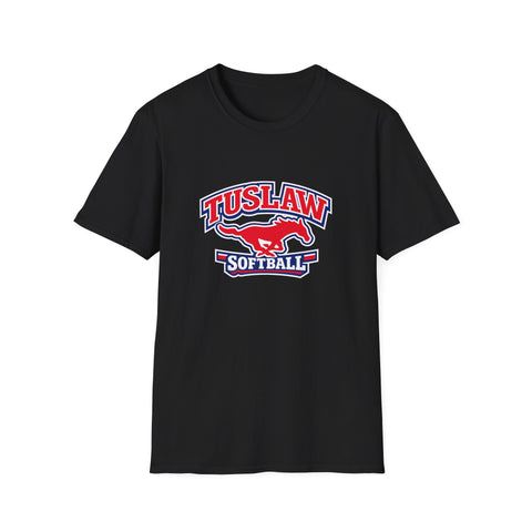 Tuslaw Softball — Varsity Running Mustang T-Shirt