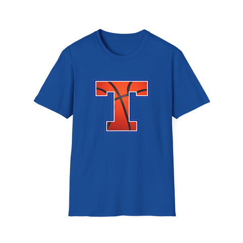 Tuslaw Mustangs Basketball Monogram T-Shirt in Royal