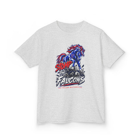 Tuslaw Kids — Stomp the Falcons Rivalry T-Shirt in Ash