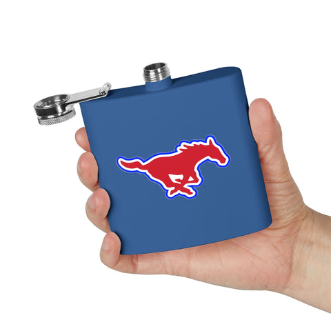 Tuslaw Mustangs Running Horse 6oz Stainless Steel Flask
