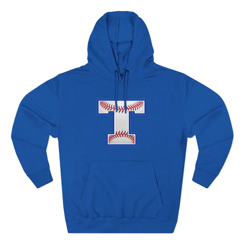 Tuslaw Mustangs Baseball Monogram Hoodie in Royal Blue