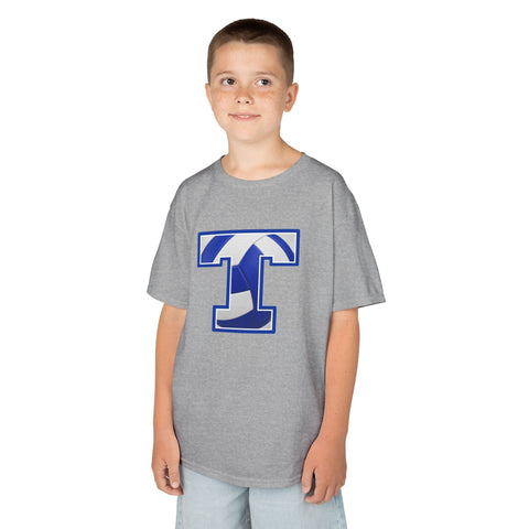 Tuslaw Mustangs Volleyball Monogram Kids T-Shirt