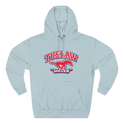 Tuslaw Soccer — Running Mustang Varsity Hoodie *Personalizable*