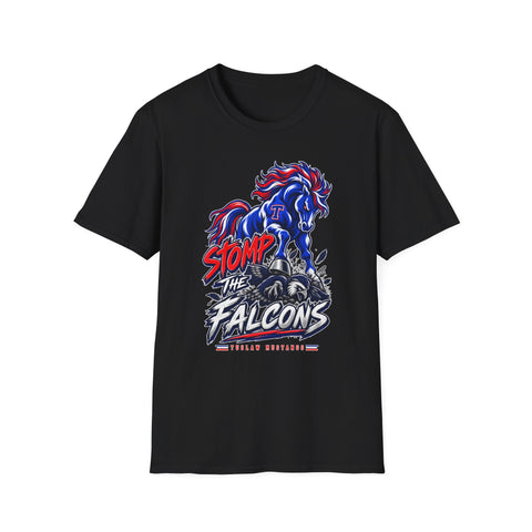 Tuslaw Mustangs — Stomp The Falcons Rivalry T-Shirt