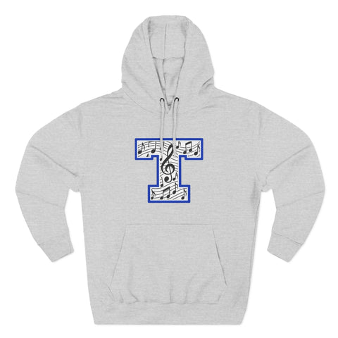 Tuslaw Mustangs Music Monogram Hoodie in Heather Grey