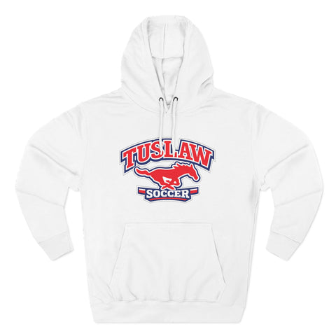 Tuslaw Soccer — Running Mustang Varsity Hoodie *Personalizable*