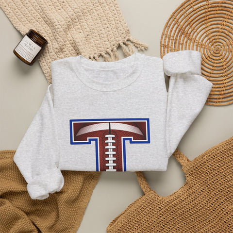Tuslaw Mustangs Football Monogram Crewneck Sweatshirt