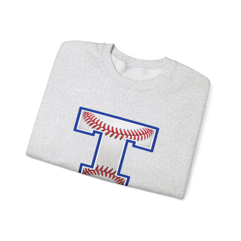Tuslaw Mustangs Baseball Monogram Crewneck Sweatshirt