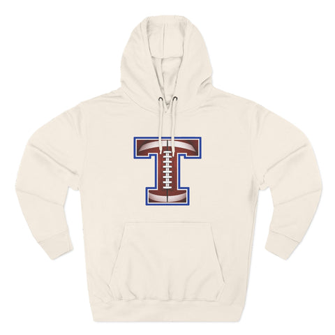 Tuslaw Mustangs Football Monogram Hoodie in Sandshell