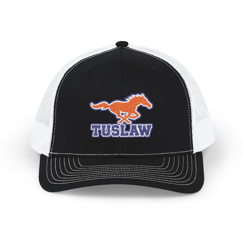 Tuslaw Mustang Trucker Cap — Embroidered Richardson Snapback