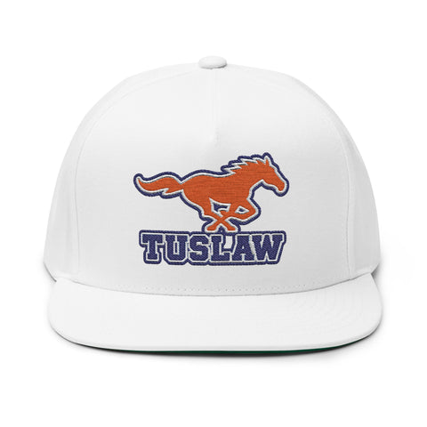 Tuslaw Mustangs Embroidered Flat Bill Hat