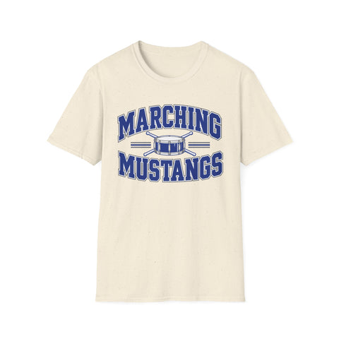 Tuslaw Marching Mustangs Varsity Drum T-Shirt in Natural