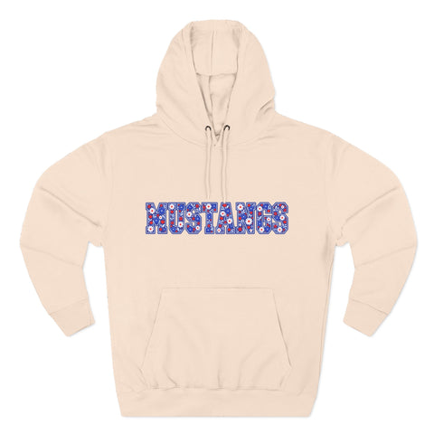 Tuslaw Mustangs Ladies - Floral Mustangs Pullover Hoodie
