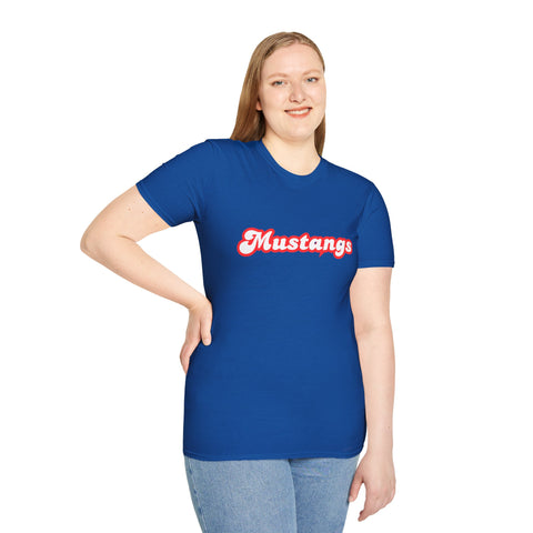 Tuslaw Mustangs — Women’s Retro Script T-Shirt