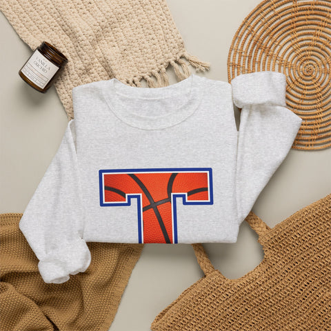 Tuslaw Mustangs Basketball Monogram Crewneck Sweatshirt