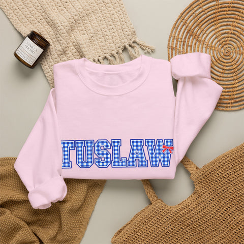 Tuslaw Mustangs Ladies - Bingham Style Tuslaw Crewneck Sweatshirt