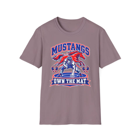 Tuslaw Wrestling — Own the Mat T-Shirt