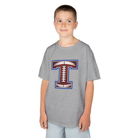 Tuslaw Mustangs Football Monogram Kids T-Shirt