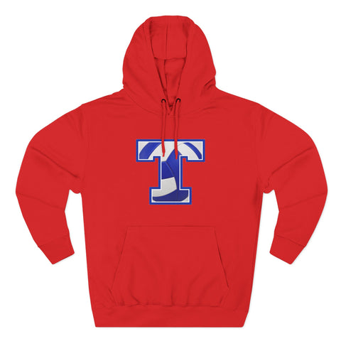 Tuslaw Mustangs Volleyball Monogram Hoodie in Red