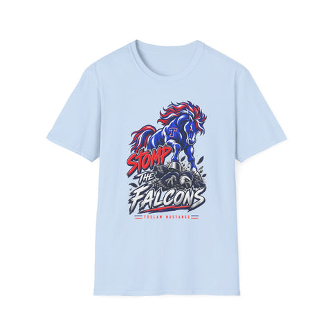 Tuslaw Mustangs — Stomp The Falcons Rivalry T-Shirt