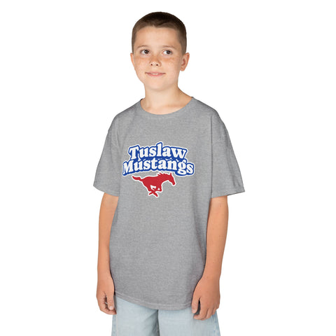 Kids’ Tuslaw Mustangs — Fun Logo T-Shirt