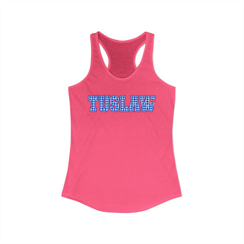 Tuslaw Mustangs Ladies - Bingham Style Tuslaw Racerback Tank Top