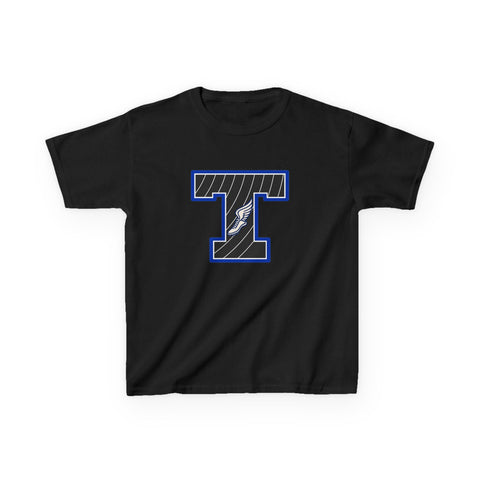 Tuslaw Mustangs Track & Field Monogram Kids T-Shirt in Black