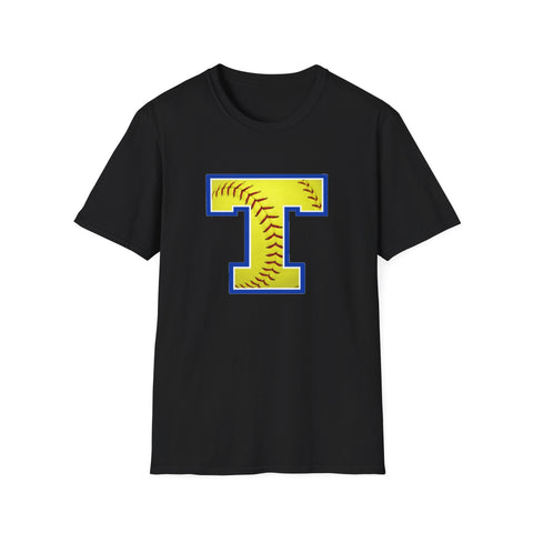 Tuslaw Mustangs Softball Monogram T-Shirt in Black