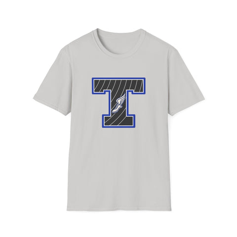 Tuslaw Mustangs Track & Field Monogram T-Shirt in Ice Grey