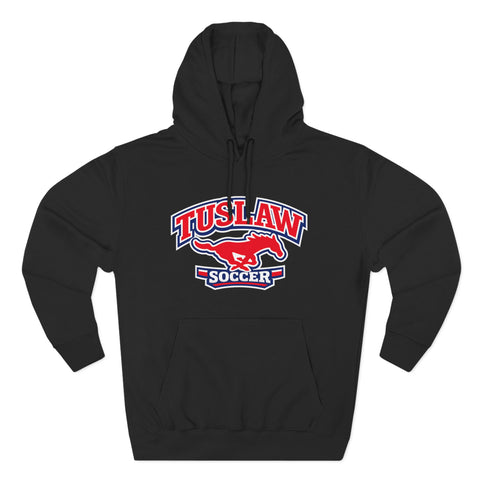Tuslaw Soccer — Running Mustang Varsity Hoodie *Personalizable*