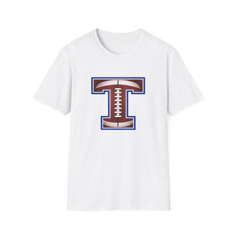 Tuslaw Mustangs Football Monogram T-Shirt in White