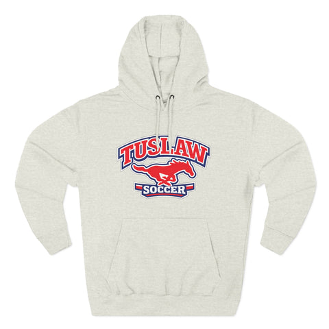 Tuslaw Soccer — Running Mustang Varsity Hoodie *Personalizable*