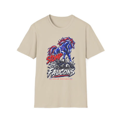 Tuslaw Mustangs — Stomp The Falcons Rivalry T-Shirt