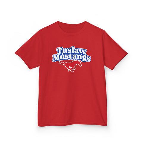 Kids’ Tuslaw Mustangs — Fun Logo T-Shirt