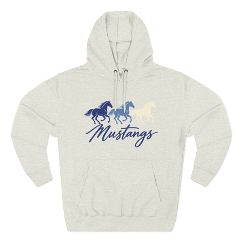 Tuslaw Mustangs in Motion Pullover Hoodie in Oatmeal Heather