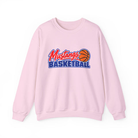 Tuslaw Basketball - Signature Series Crewneck Sweatshirt in Light Pink