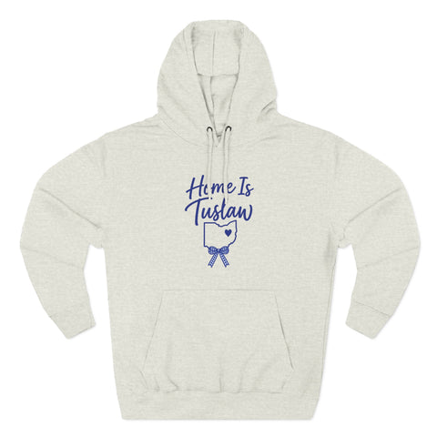 Tuslaw Mustangs Home Is Tuslaw Pullover Hoodie in Oatmeal Heather