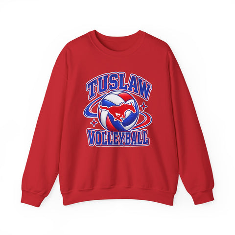 Tuslaw Volleyball — Moon & Stars Crewneck Sweatshirt