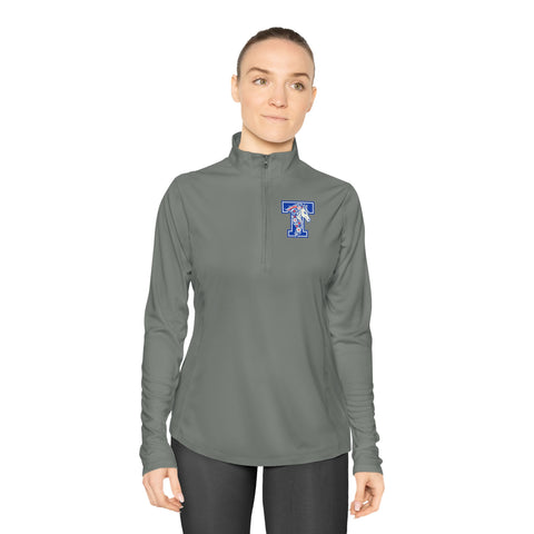Tuslaw Mustangs Floral Mane Monogram Women’s Quarter-Zip