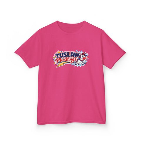 Kids’ Tuslaw Mustangs — Cartoon Horse T-Shirt