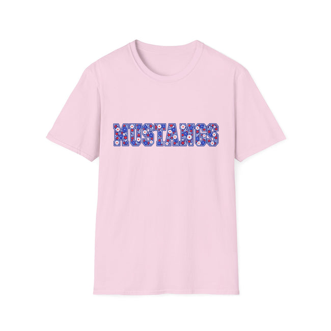 Tuslaw Mustangs Floral Mustangs T-Shirt