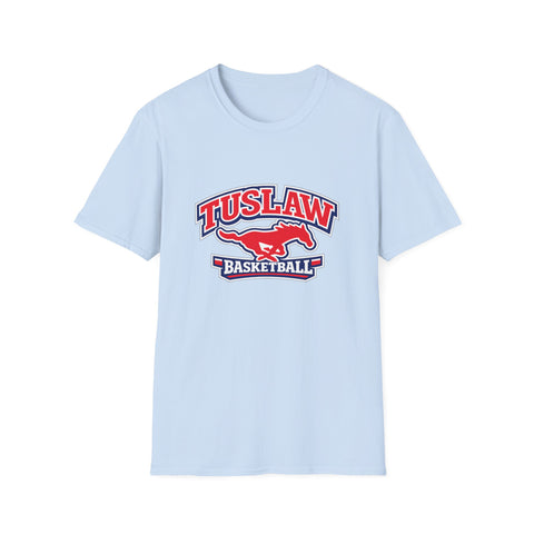 Tuslaw Basketball — Varsity Running Mustang T-Shirt